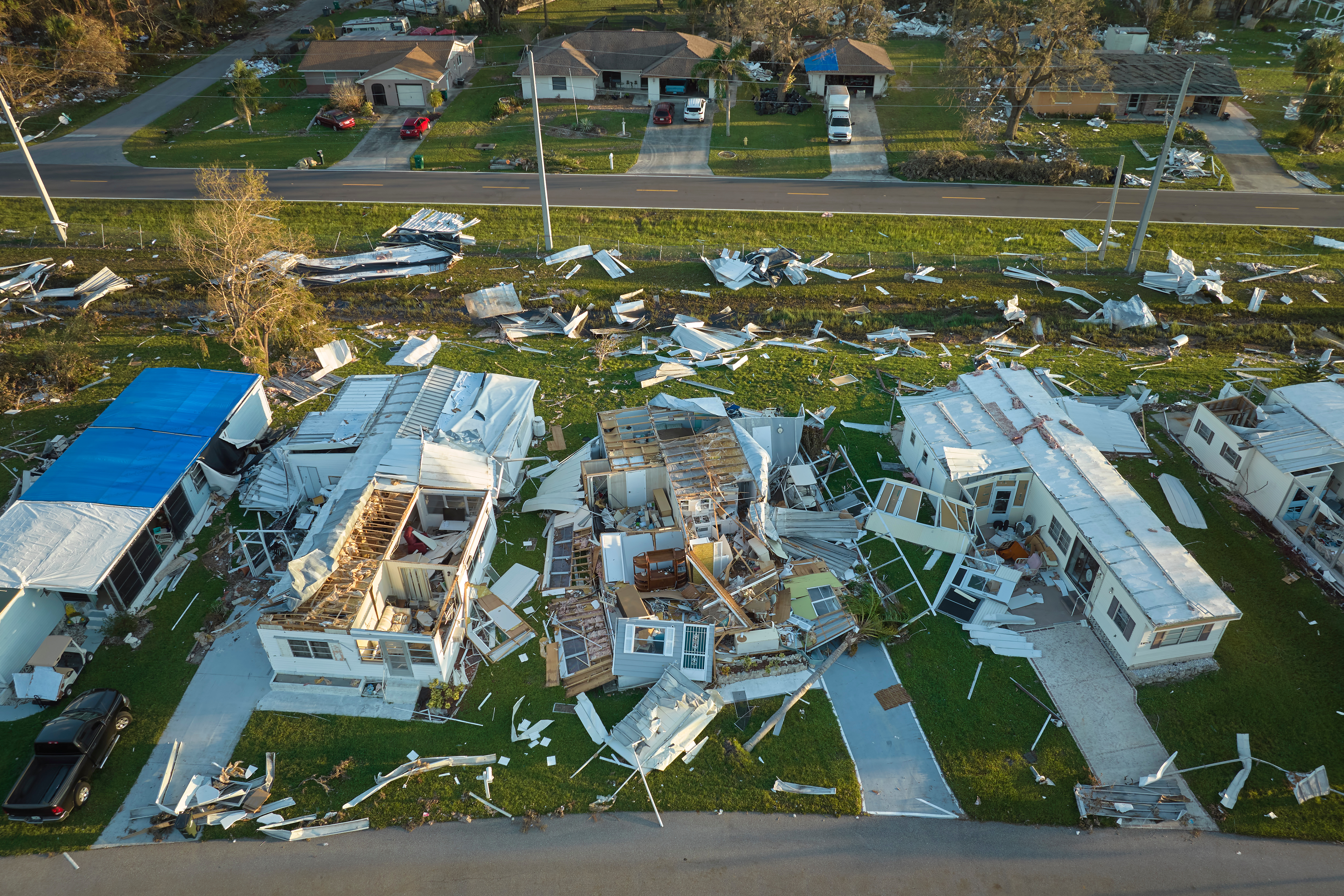 Hurricane damage